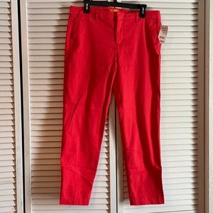 Joe Fresh Red dress pants, size 10